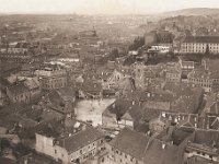 Stari Dolac oko 1920. godine. Panorama